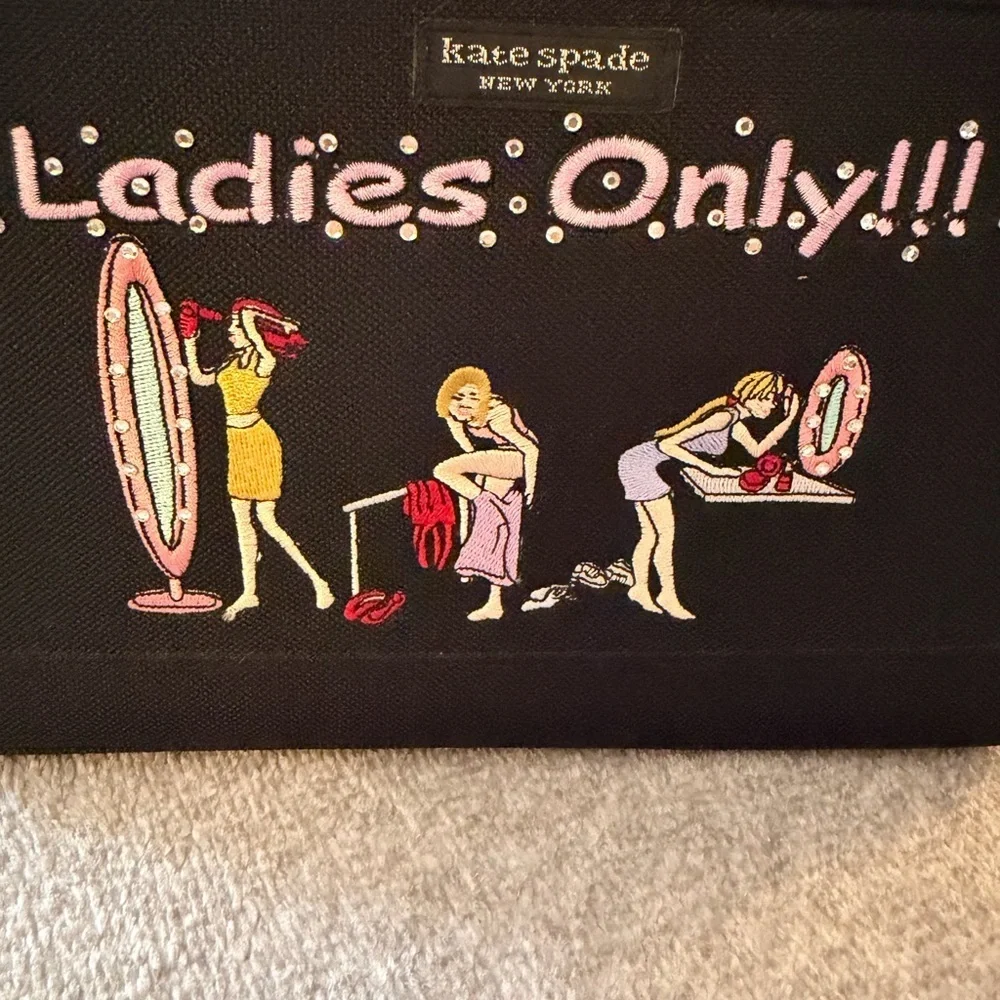 Kate Spade Black Ladies Only Bag
